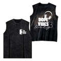 GR Acid Wash Muscle Tee Black
