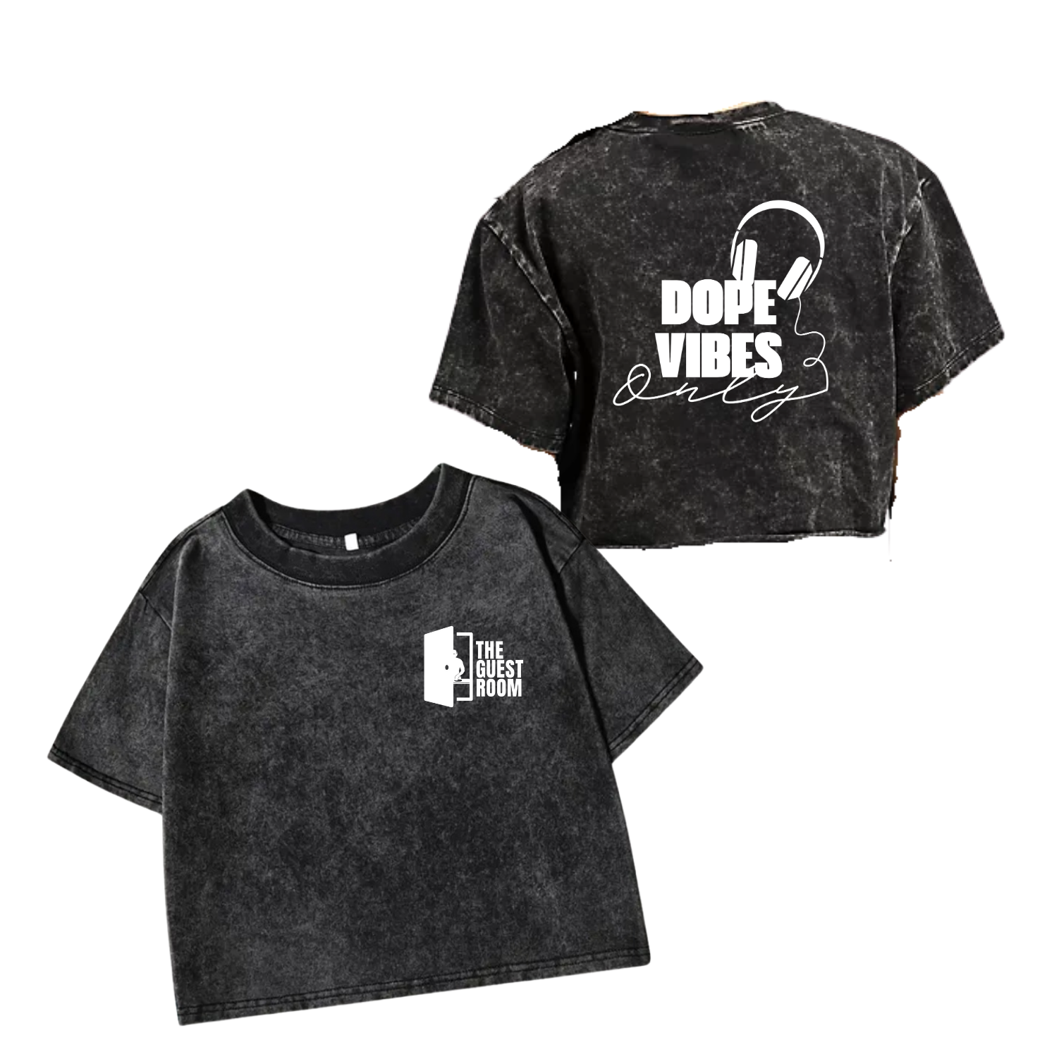 GR Acid Wash Crop Top