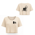GR Beige-Line Crop Top